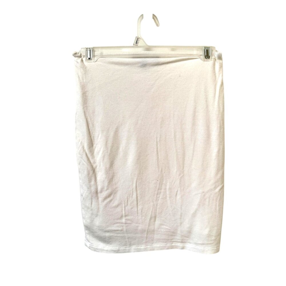 Lulus White Pull On Mini Skirt Size Small, Lined.
